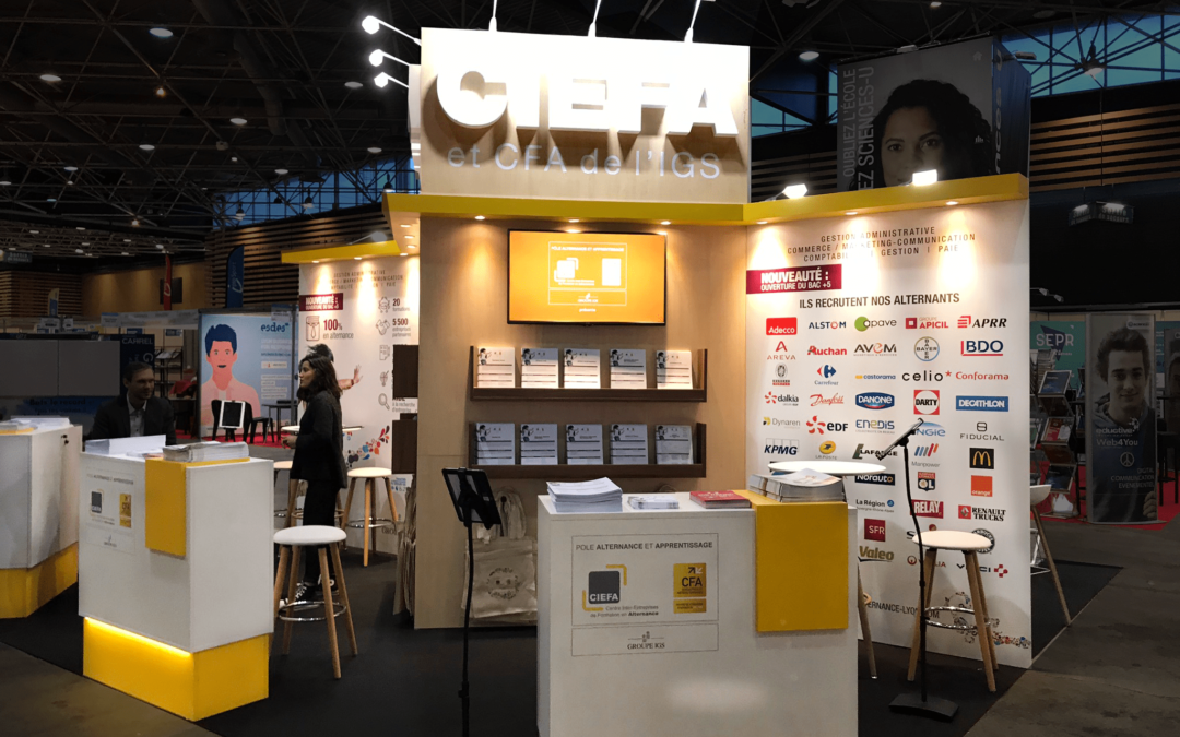 Stand CIEFA de 18m² au Salon de l&rsquo;Étudiant