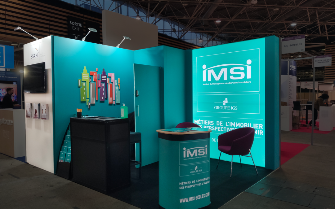 Stand IMSI de 9m² au Salon de l&rsquo;Étudiant