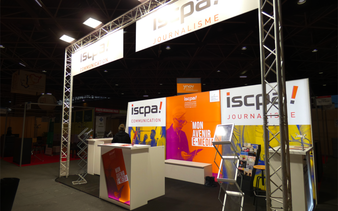 Stand ISCPA de 18m² au Salon de l&rsquo;Étudiant
