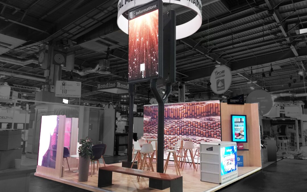Stand CHARVET DIGITAL MÉDIA de 30m² au Salon des Maires