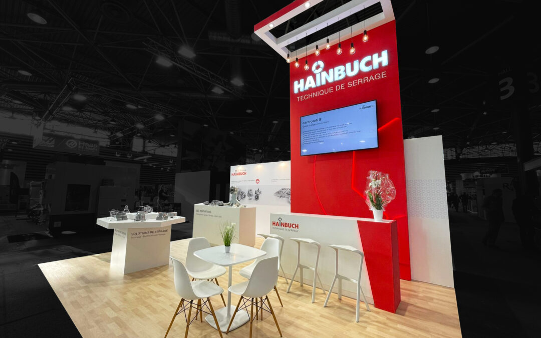 Stand HAINBUCH de 33m² au salon GLOBAL INDUSTRIE