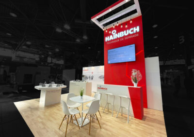 Stand HAINBUCH de 33m² au salon GLOBAL INDUSTRIE