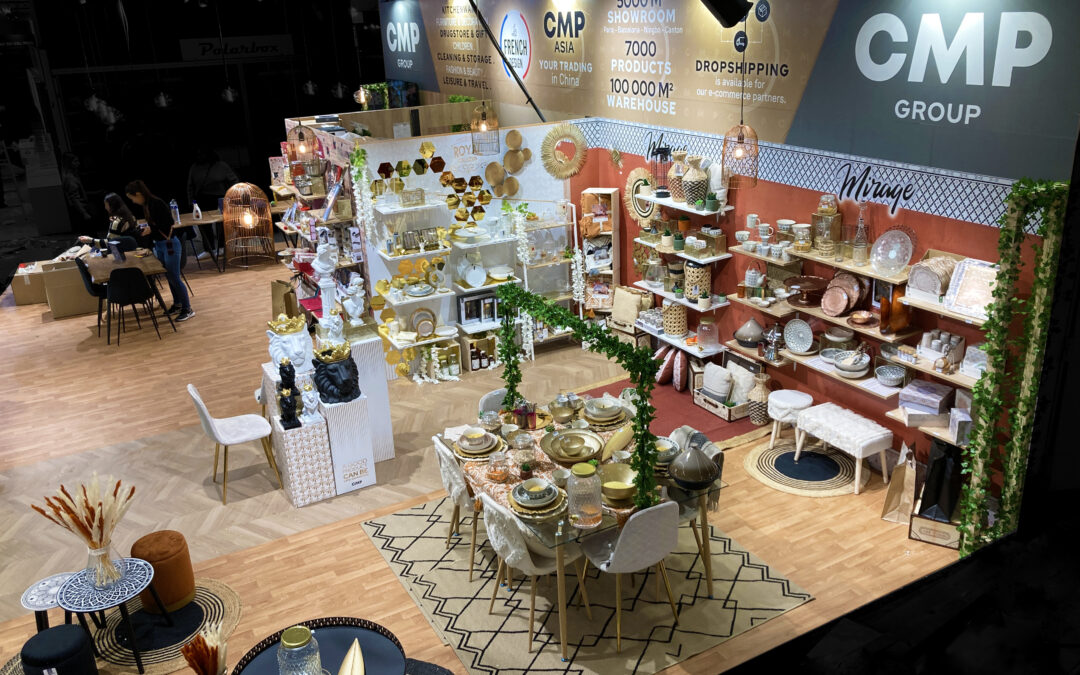 Stand CMP de 160m² au salon AMBIENTE