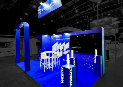 Stand WEBREATHE de 18m² au salon RNTP