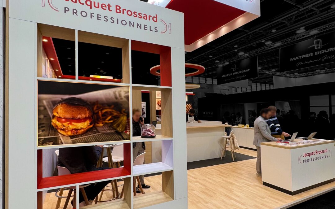 Stand JACQUET BROSSARD de 60m² au salon SIRHA