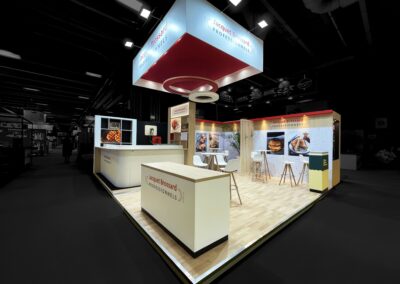 Stand JACQUET BROSSARD de 38,5m² au salon SANDWICH & SNACKSHOW