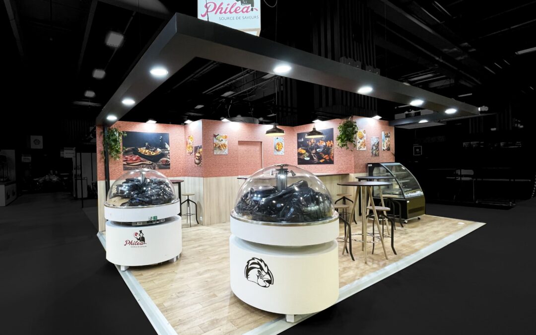 Stand PHILÉA FOOD de 32m² au salon SANDWICH & SNACKSHOW