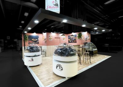 Stand PHILÉA FOOD de 32m² au salon SANDWICH & SNACKSHOW