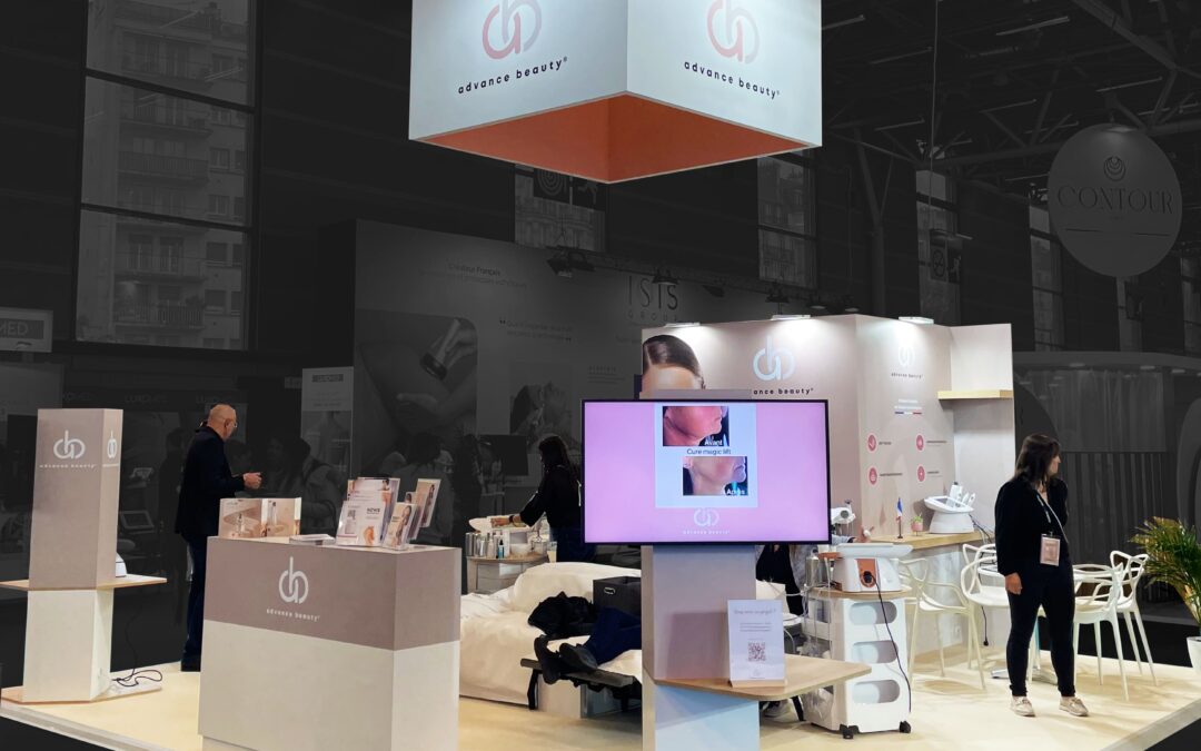 Stand ADVANCE BEAUTY de 36m² au Congrès International Esthétique & Spa