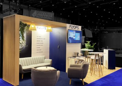 Stand FLYOPS de 18m² au salon EBACE