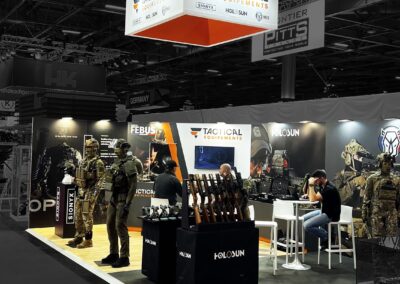Stand TACTICAL EQUIPEMENTS de 31,5m² au salon MILIPOL