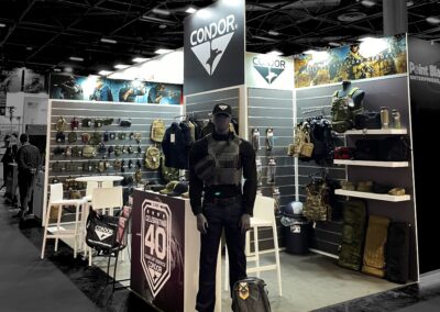 Stand CONDOR de 18m² au salon MILIPOL