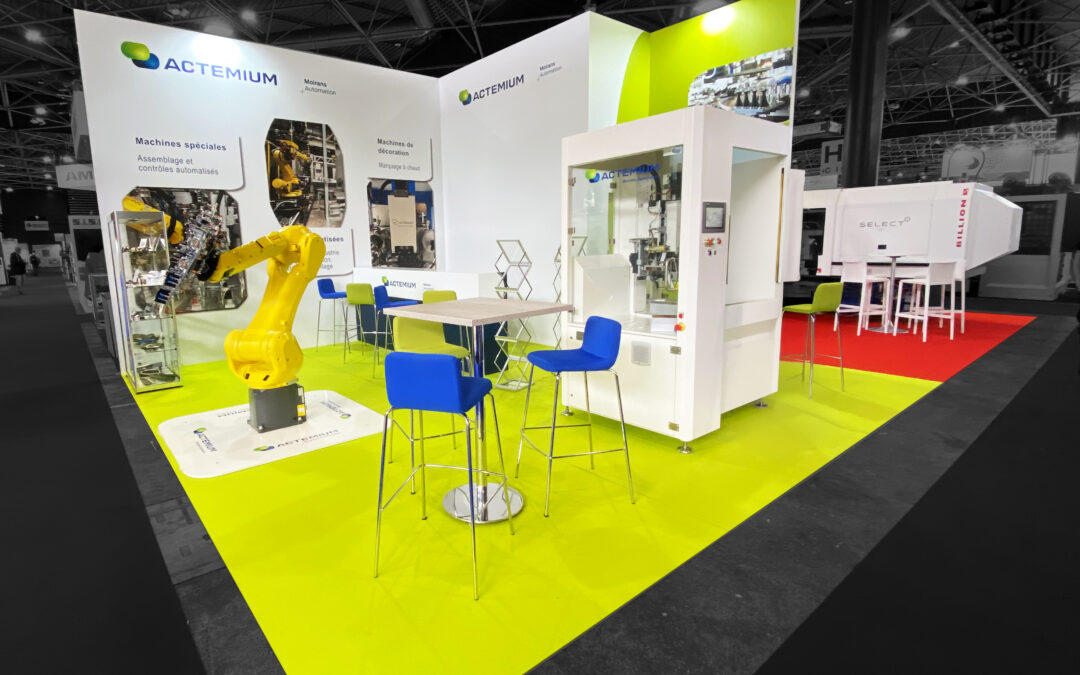 Stand ACTEMIUM de 36m² au salon FIP