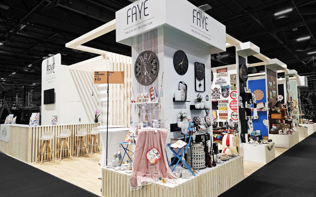 Stand FAYE de 181m2 au salon MAISON & OBJET