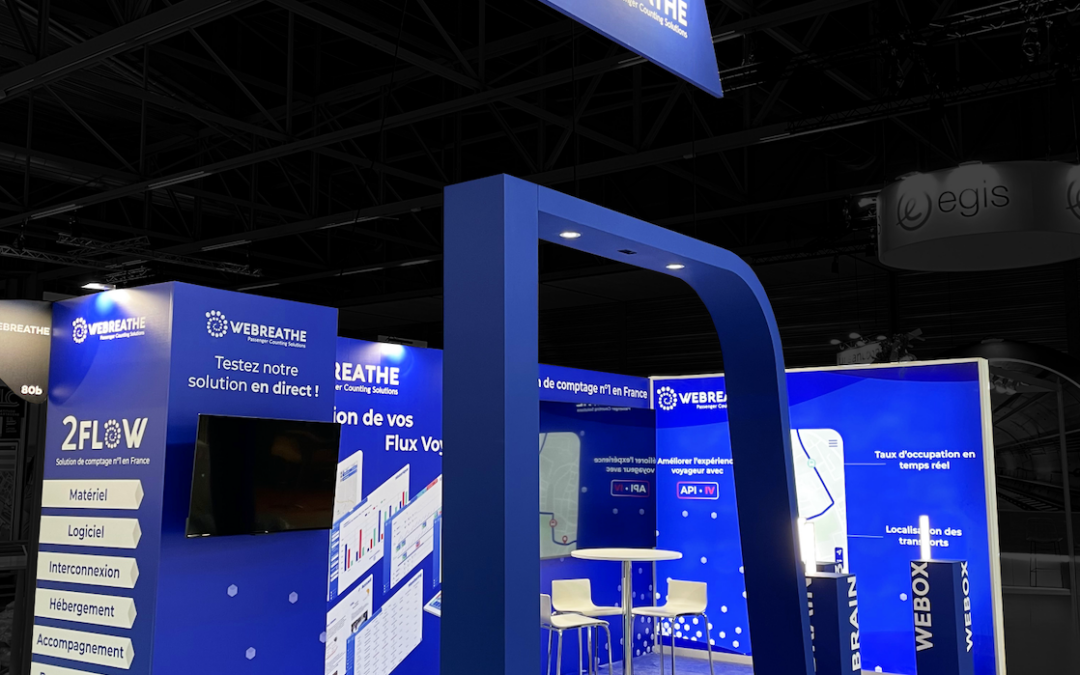 Stand WEBREATHE de 18m2 au salon  EUMO