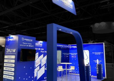 Stand WEBREATHE de 18m2 au salon  EUMO