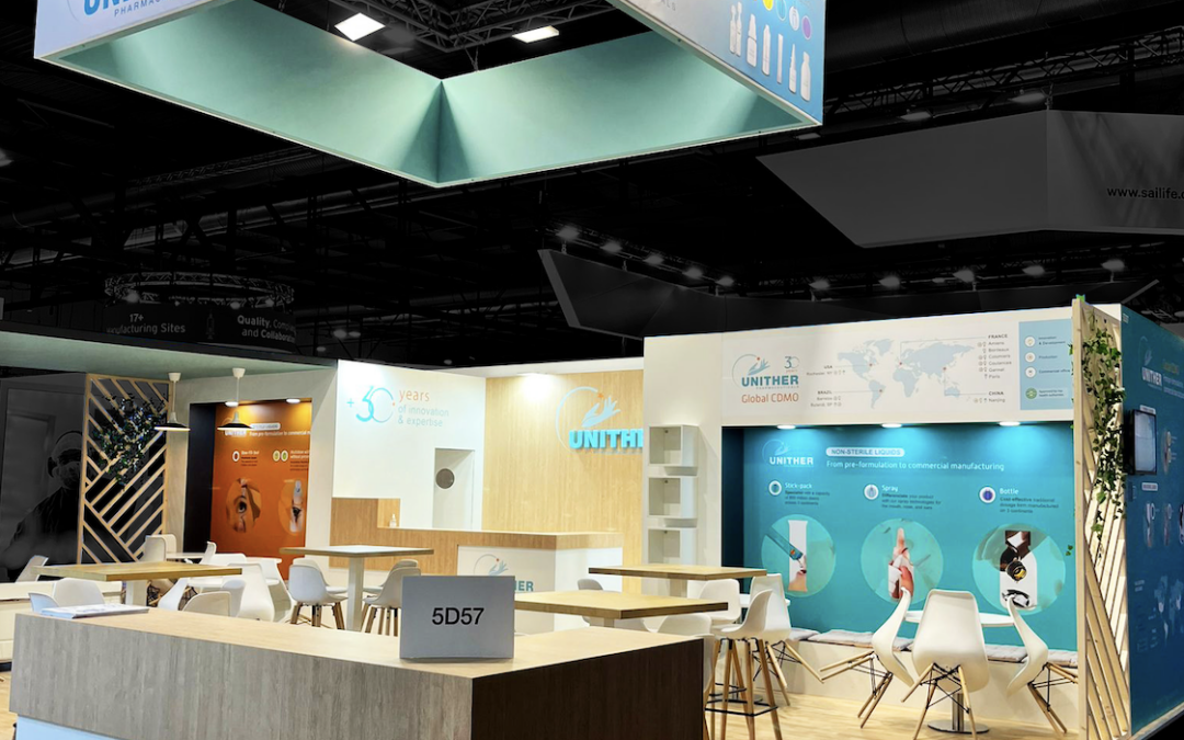 Stand UNITHER de 99m2 au salon CPHI