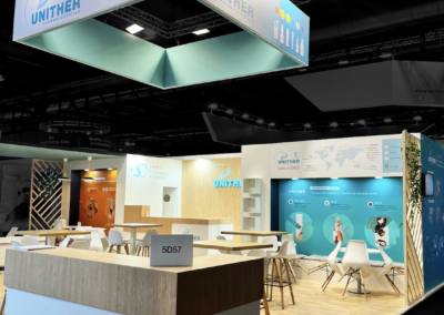 Stand UNITHER de 99m2 au salon CPHI