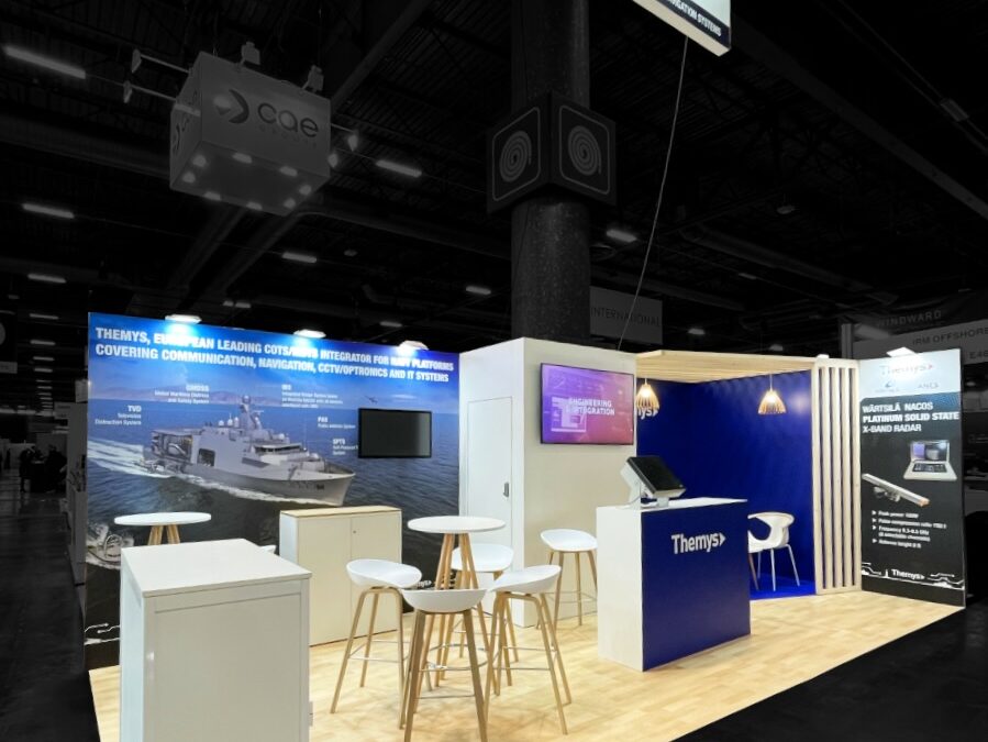 Stand THEMYS de 21m2 au salon EURONAVAL