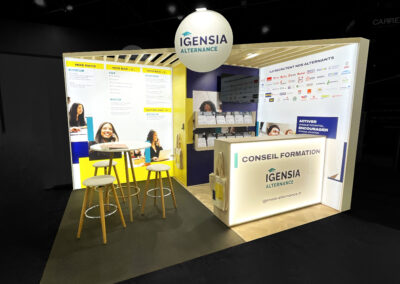 STAND IGENSIA de 12m2 au salon l&rsquo;Étudiant