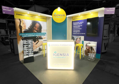 STAND IGENSIA de 9m2 au salon de l&rsquo;Étudiant