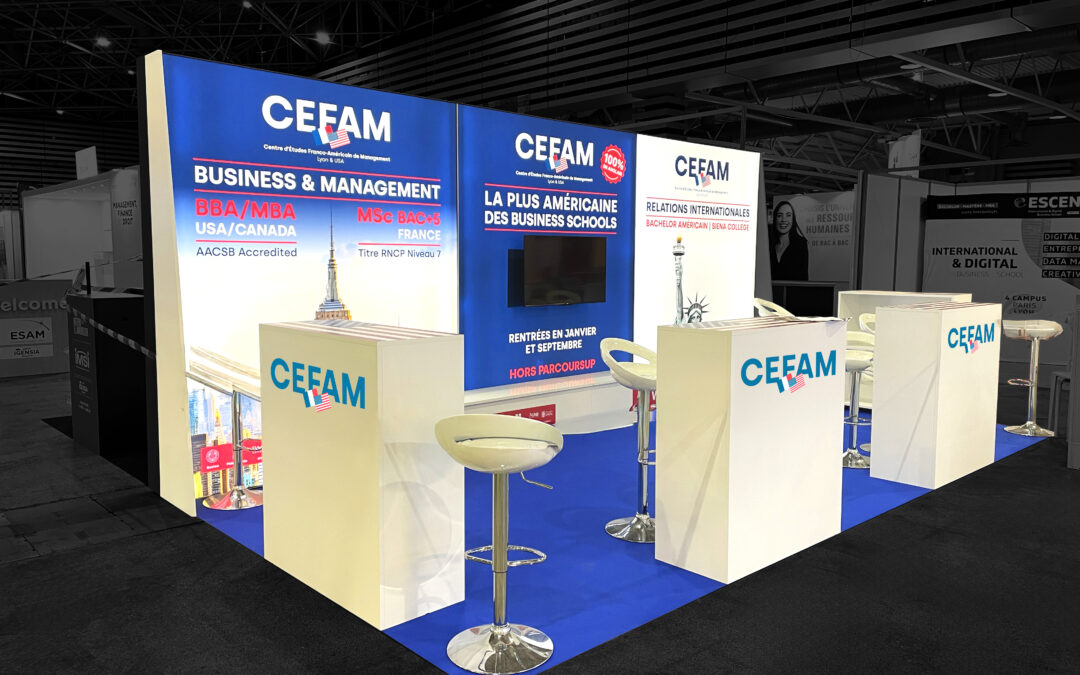 STAND CEFAM de 18m2 au salon de l&rsquo;Étudiant