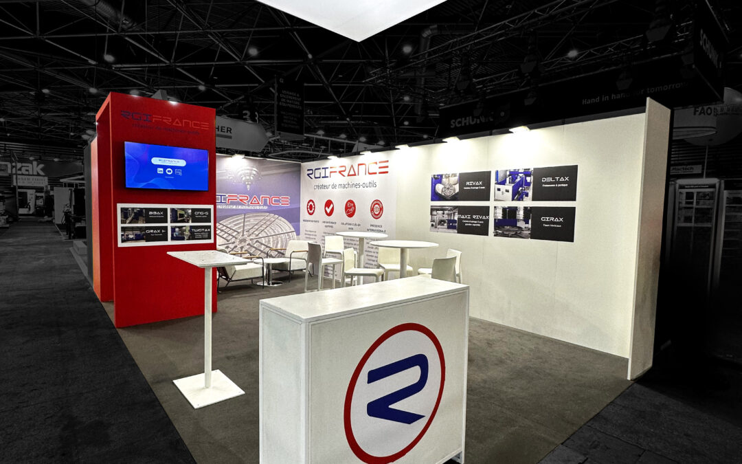 Stand RGI de 28m² au salon Global Industrie