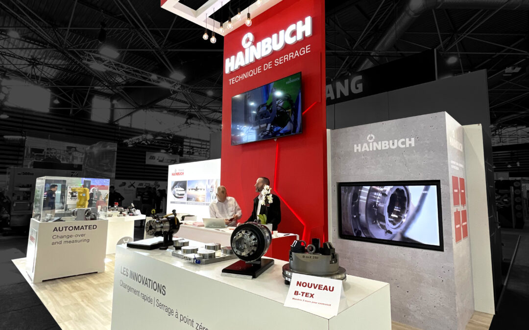 Stand HAINBUCH de 34m² au salon Global Industrie