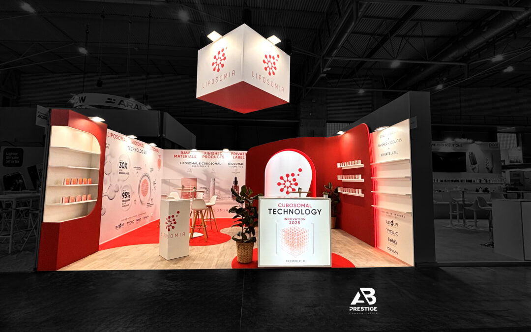 Stand LIPOSOMIA de 30m² au salon VITAFOODS