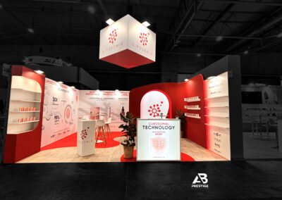 Stand LIPOSOMIA de 30m² au salon VITAFOODS