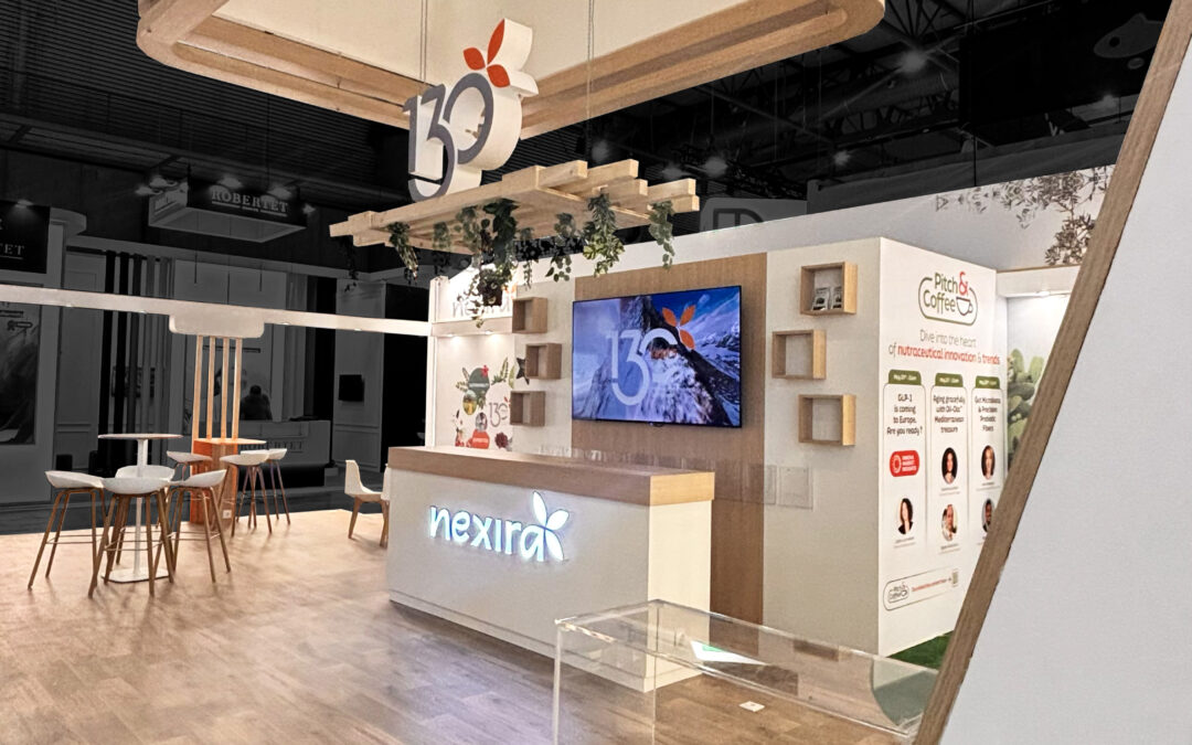 Stand NEXIRA de 72m²au salon salon VITAFOODS