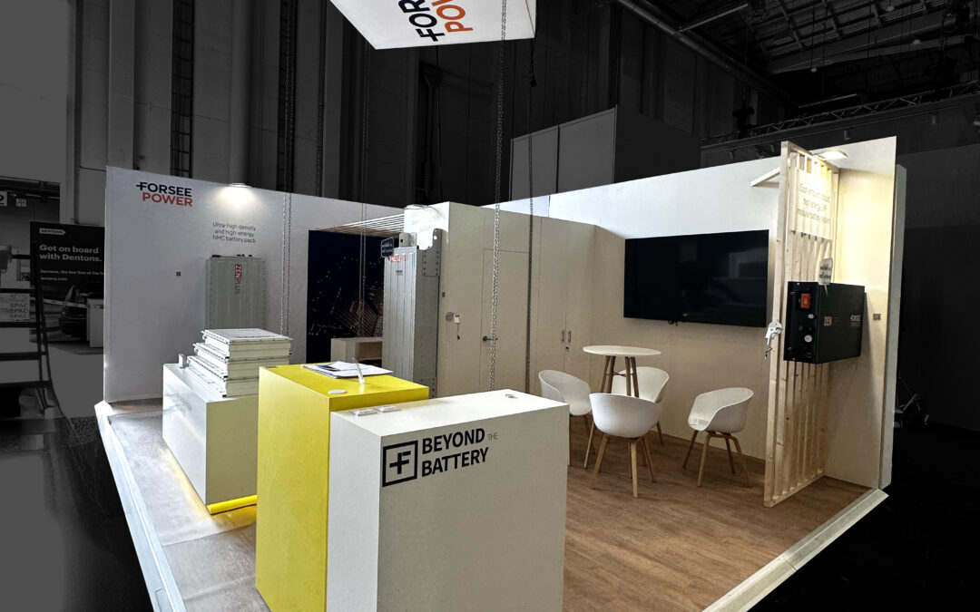 Stand FORSEE POWER de 35m²au salon salon UITP